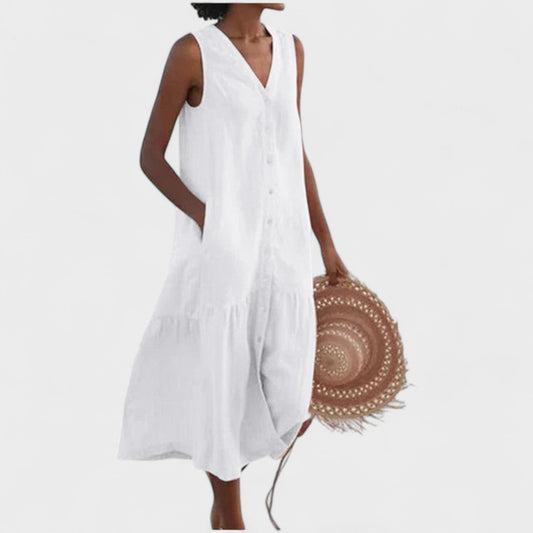 Celeste - Vestido Elegante com Decote em V