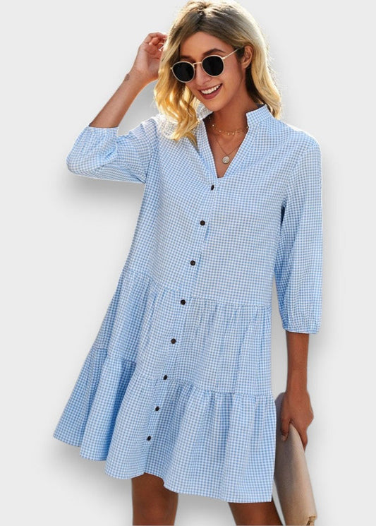Shana - Vestido Midi Leve e Elegante