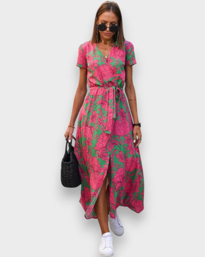 Amélia - Midi Floral Dress