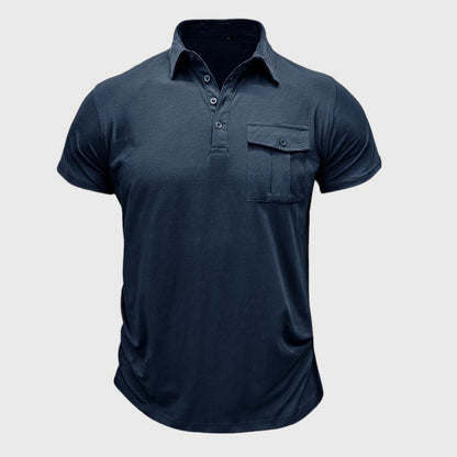 Camiseta de Algodão com Bolsos