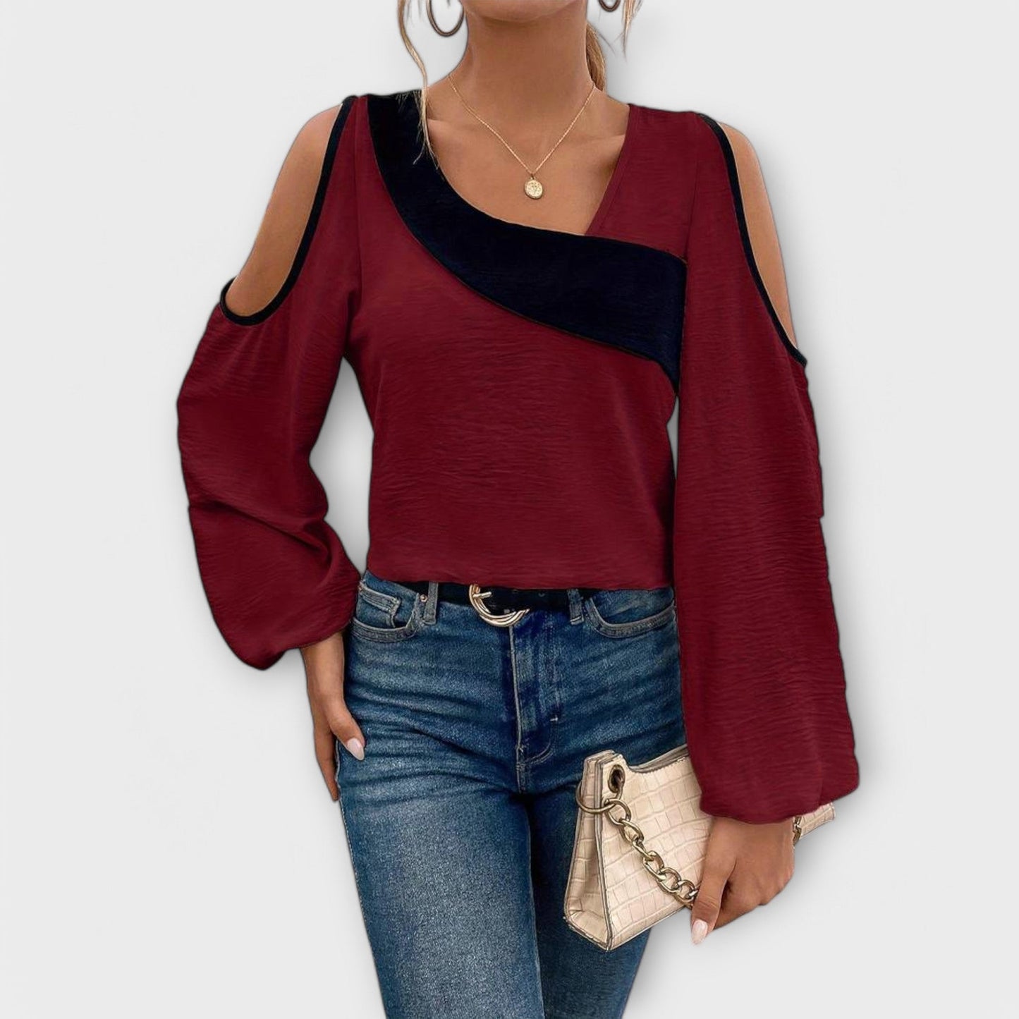 Escarlate - Blusa de Decote Quadrado