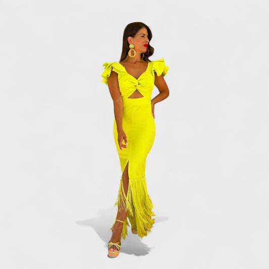 Lúcia - Neon Flamenco Dress