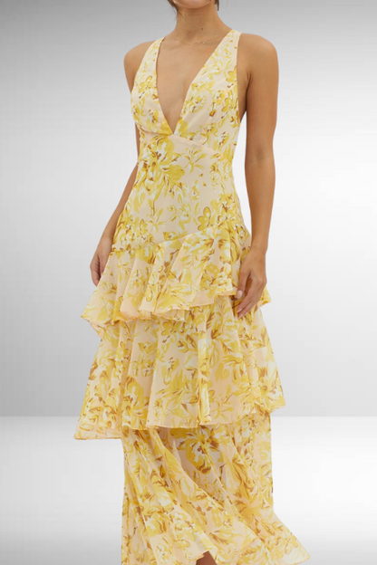 Eli - Vestido Maxi Elegante para o Verão