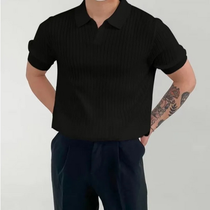 Cristiano - Elegantly Ribbed Polo
