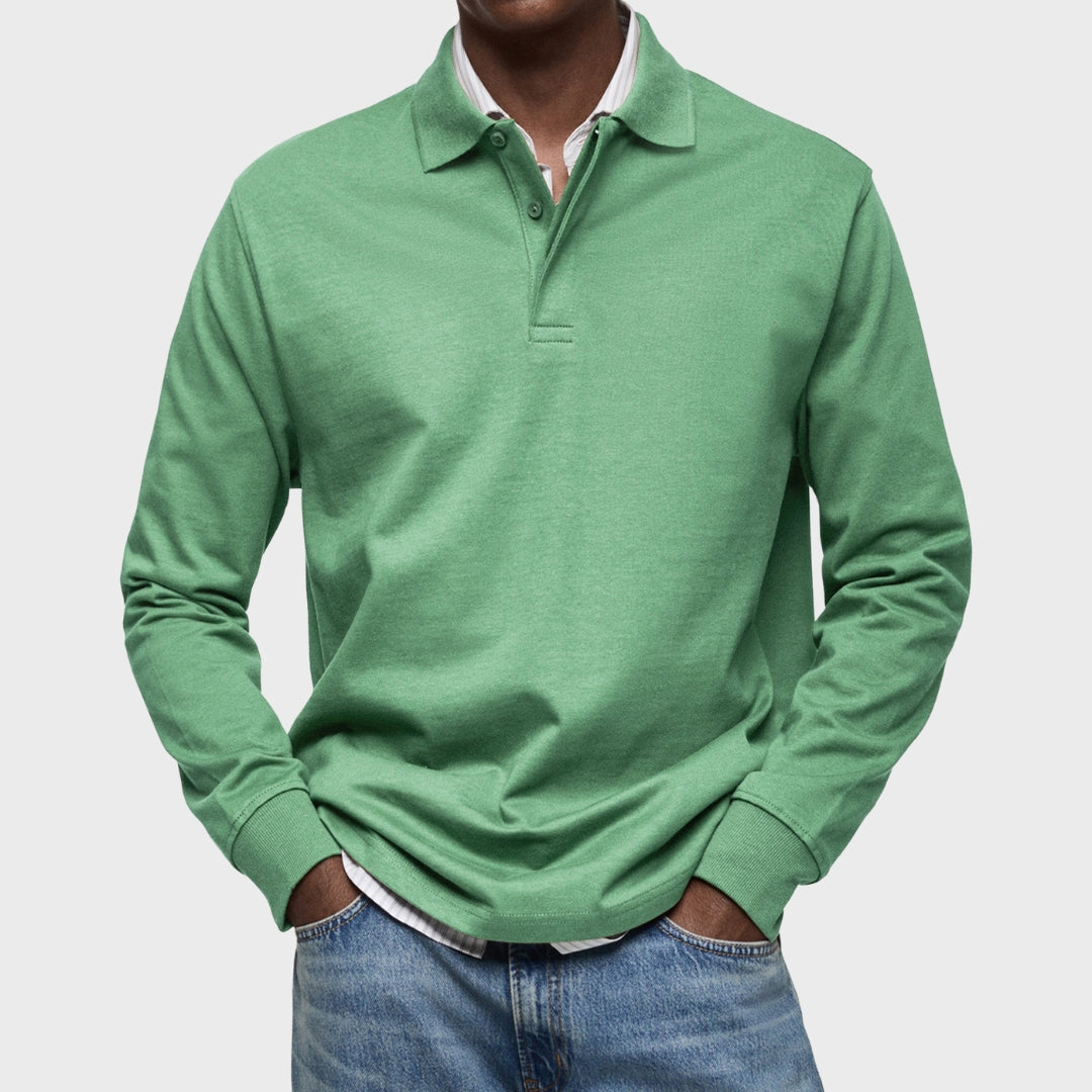 Eduardo - Polo de Lujo de Manga Larga