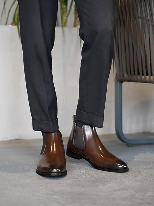 Pedro - Botins Chelsea de Couro