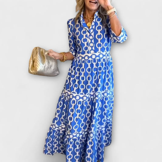 Sofia - Midi Dress with Chains