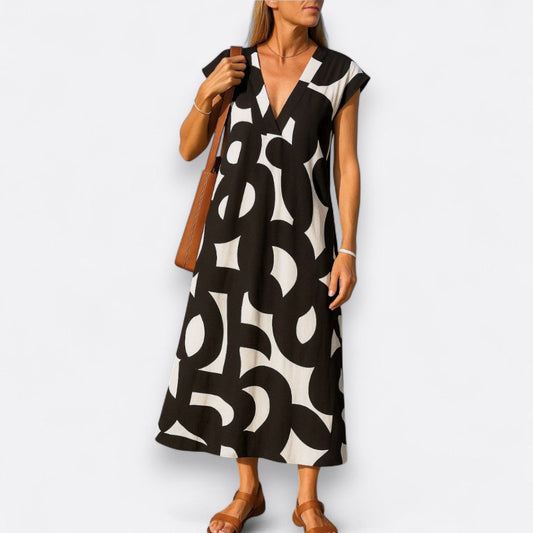 Magda - Vestido Leve com Decote em V