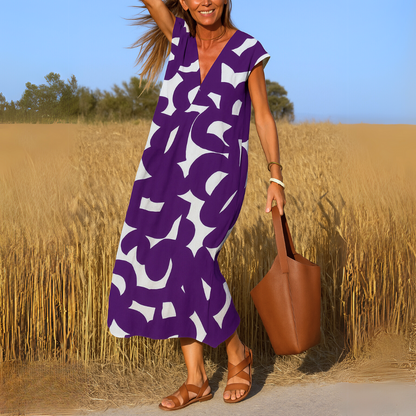 Magda - Vestido Leve com Decote em V
