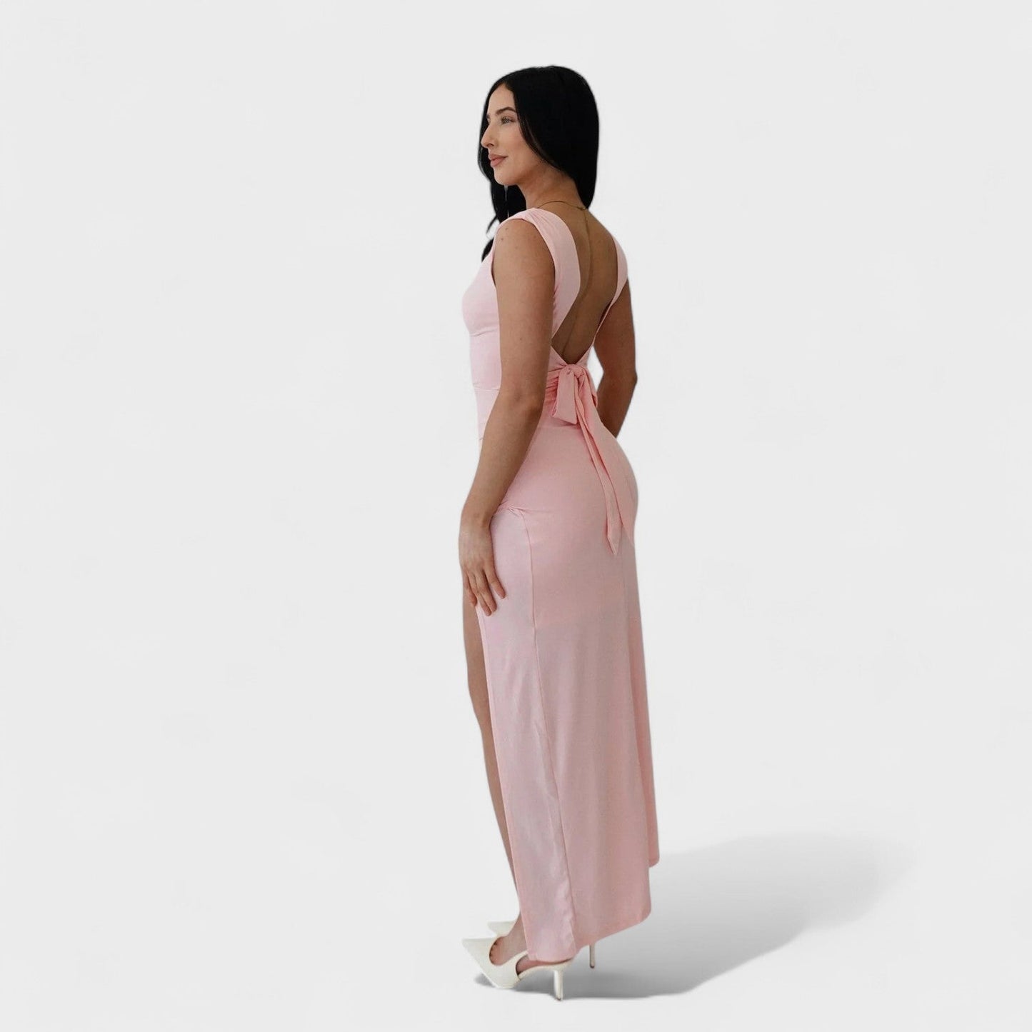 Sarela - Vestido Longo com Costas Abertas