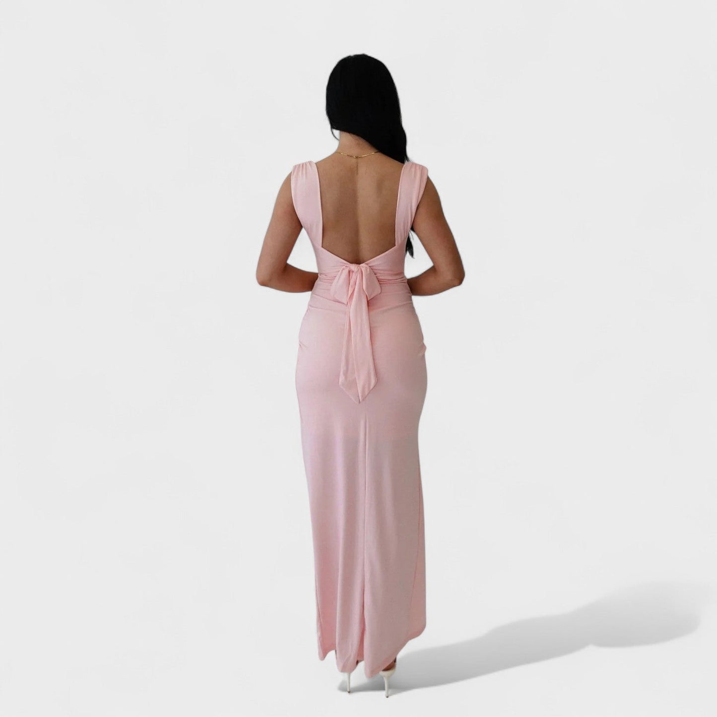 Sarela - Vestido Longo com Costas Abertas