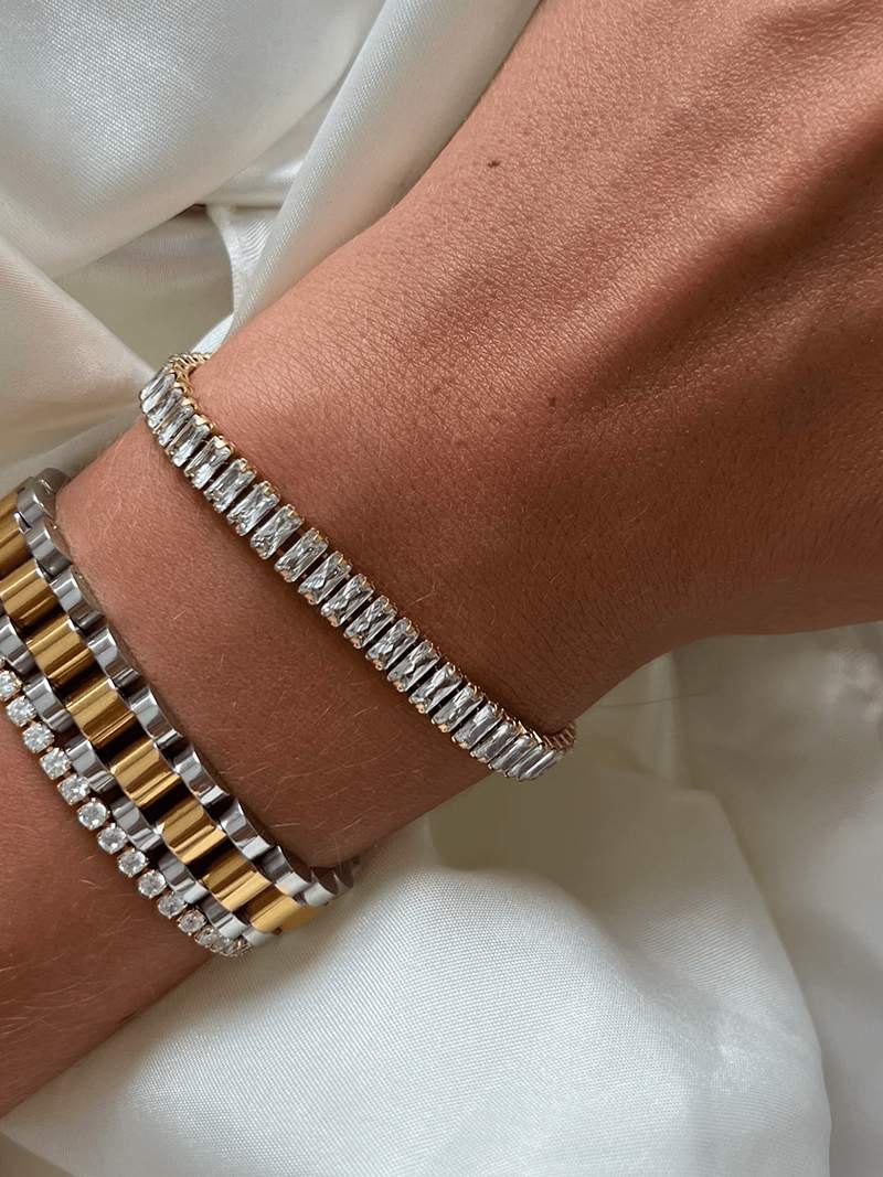 Baguette Rivière Bracelet