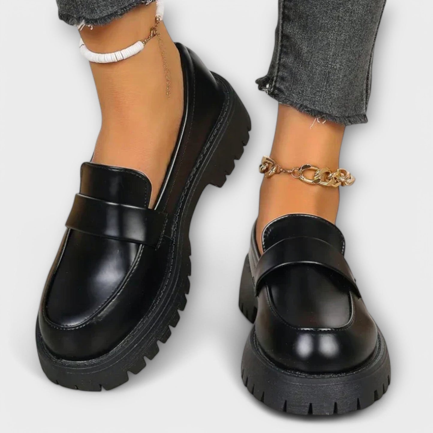 Mocasines para Mujer con Diseño Ortopédico y Tacones de Satén