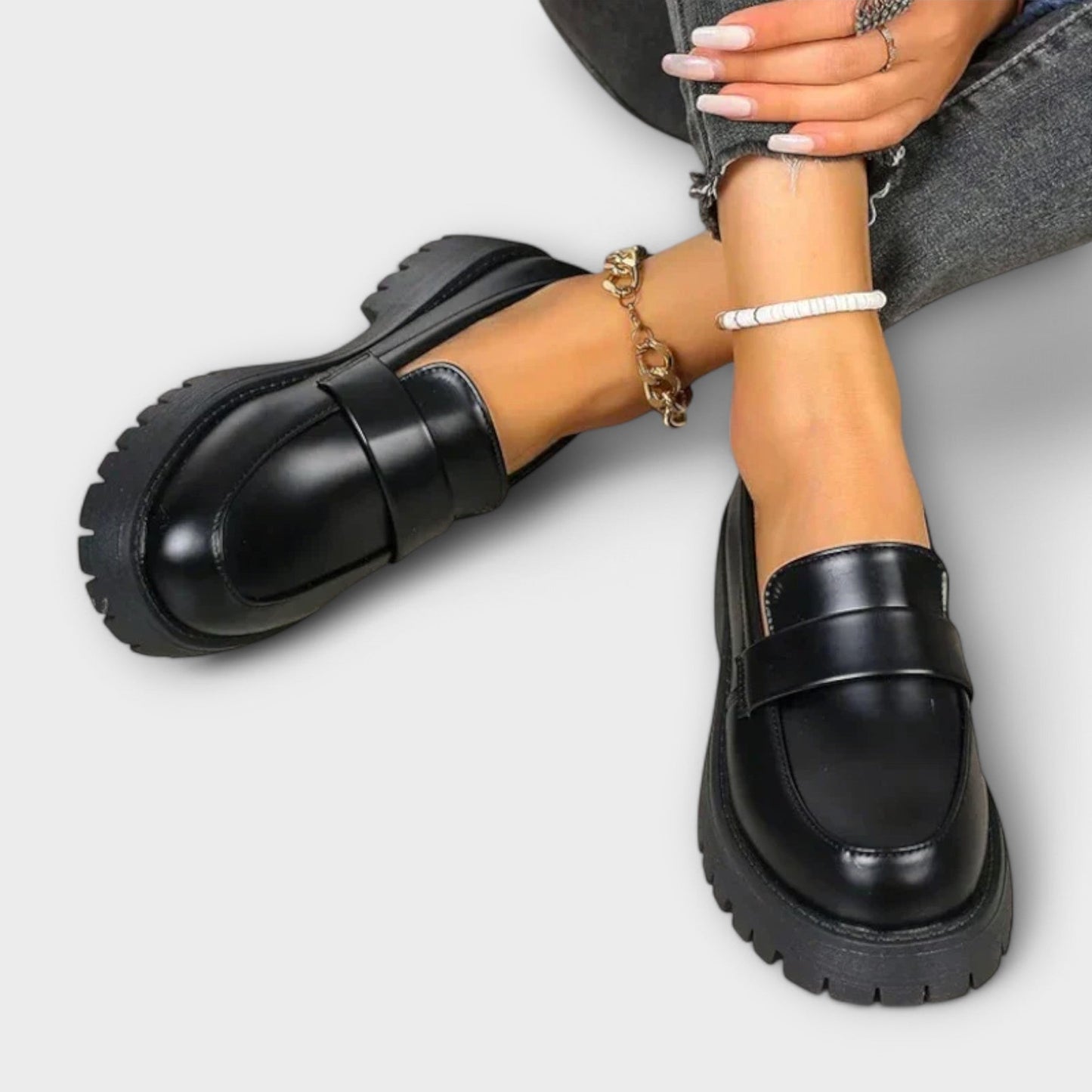 Mocasines para Mujer con Diseño Ortopédico y Tacones de Satén