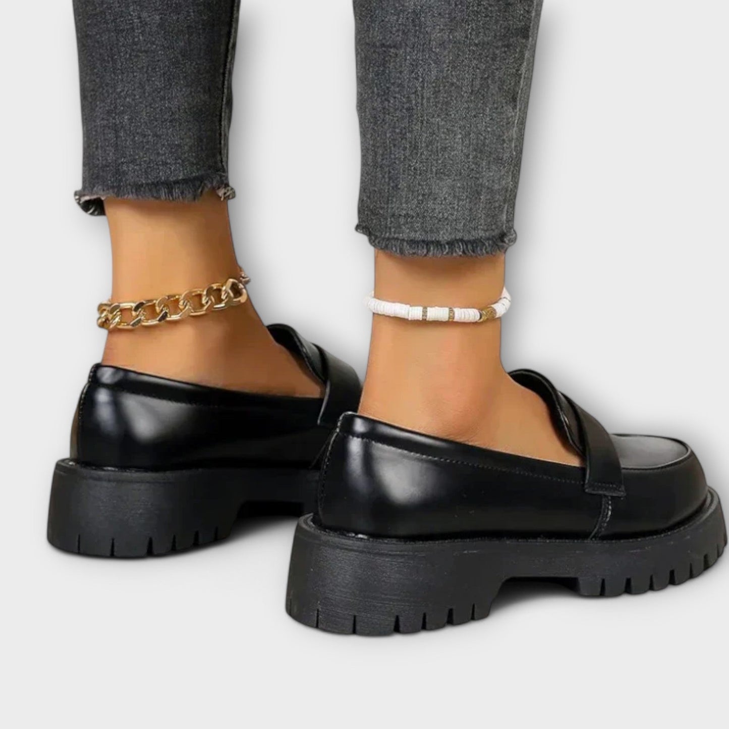 Mocasines para Mujer con Diseño Ortopédico y Tacones de Satén