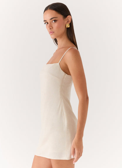 Mini Vestido Bailee - Cor Aveia
