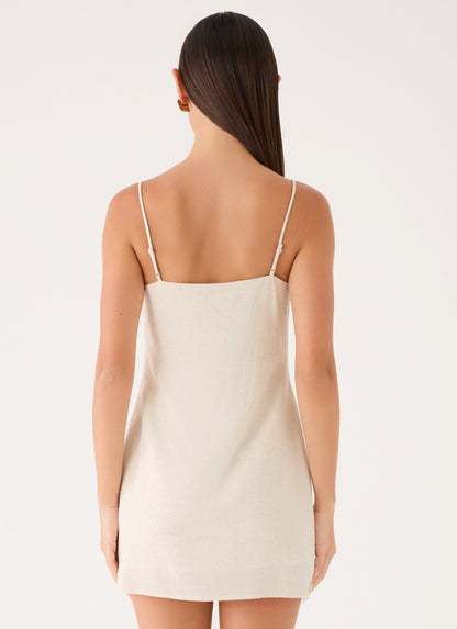 Mini Vestido Bailee - Cor Aveia