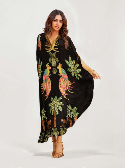 Alessandra - Long Printed Dress