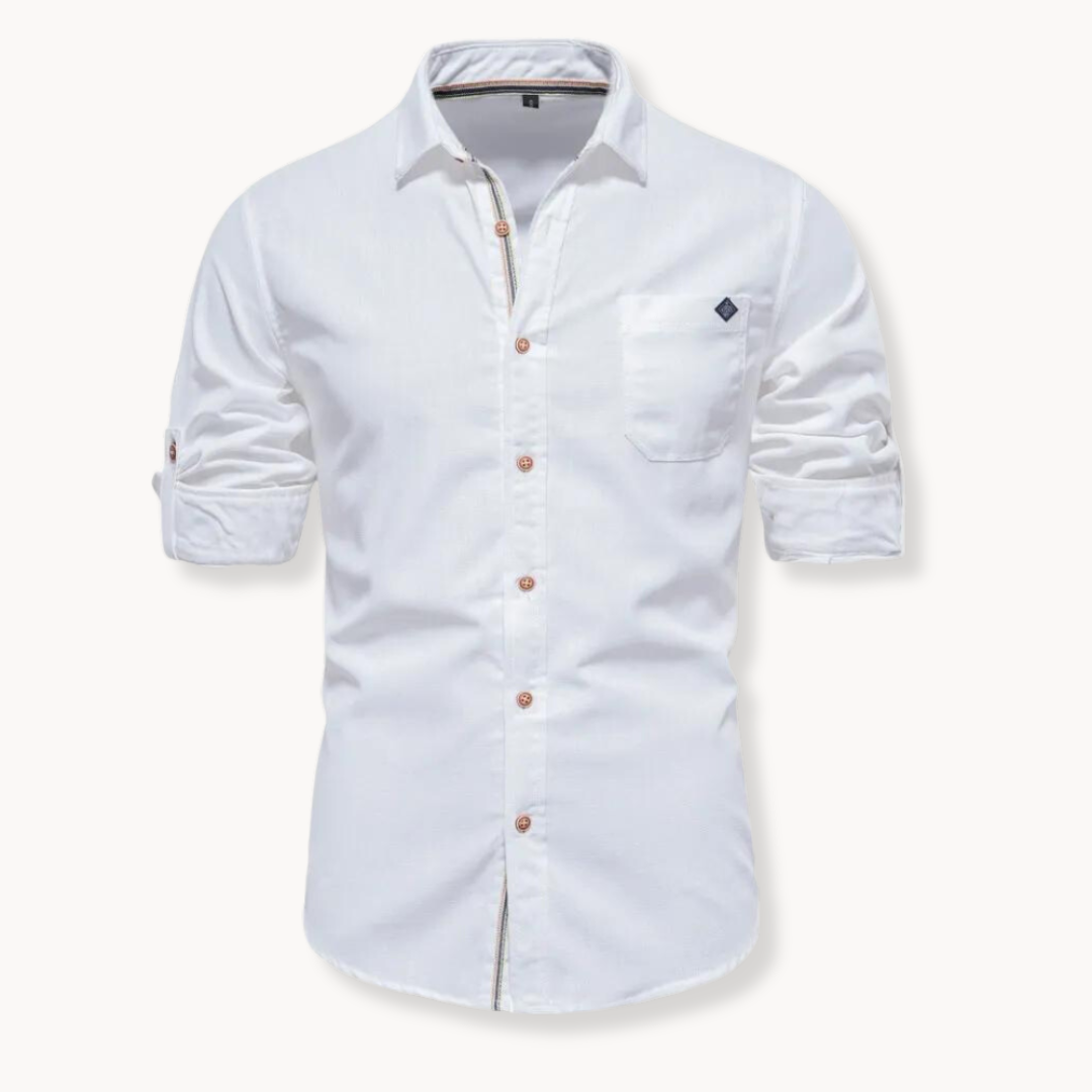 Blusa de Mistura Respirável com Fecho Frontal