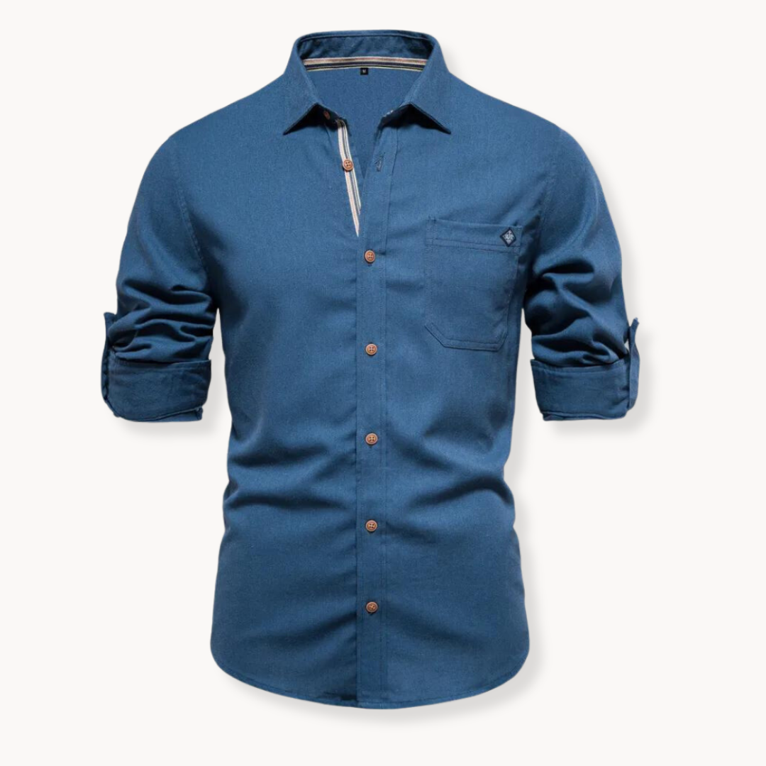 Blusa de Mistura Respirável com Fecho Frontal
