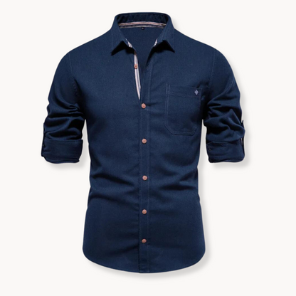 Blusa de Mistura Respirável com Fecho Frontal