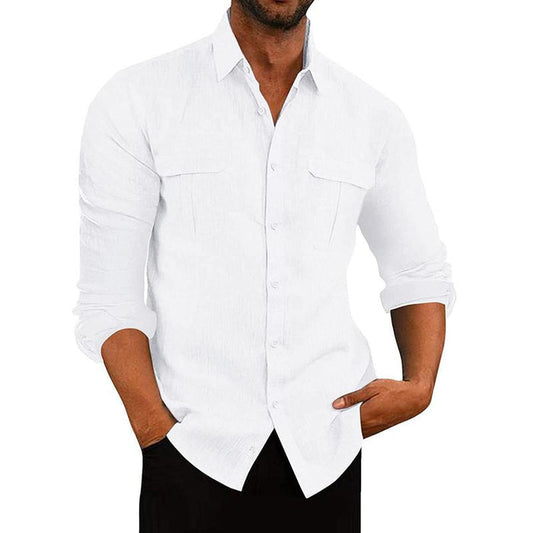 Camisa de Botão em Tecido Respirável