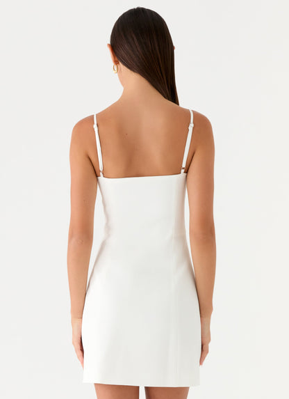 Vestido Mini Caelia - Branco Puro