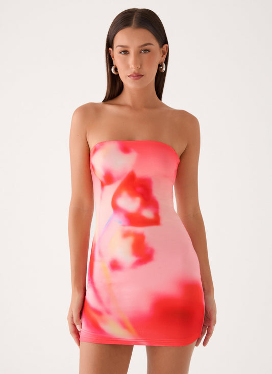 Mini Vestido Callistae - Pétala Queimada