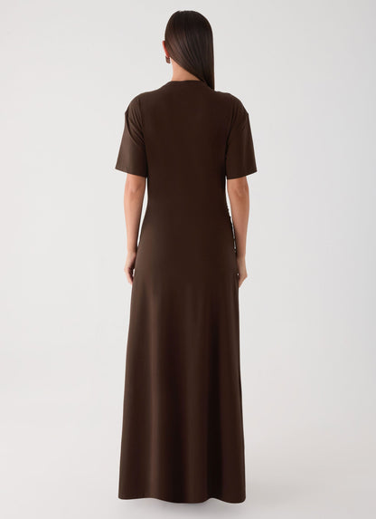 Celyse Chocolate Maxi Dress
