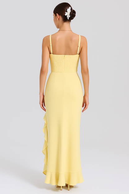 Bela - Corset Satin Dress