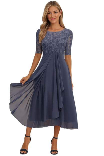 Valentina - 3/4 Sleeve Lace Dress