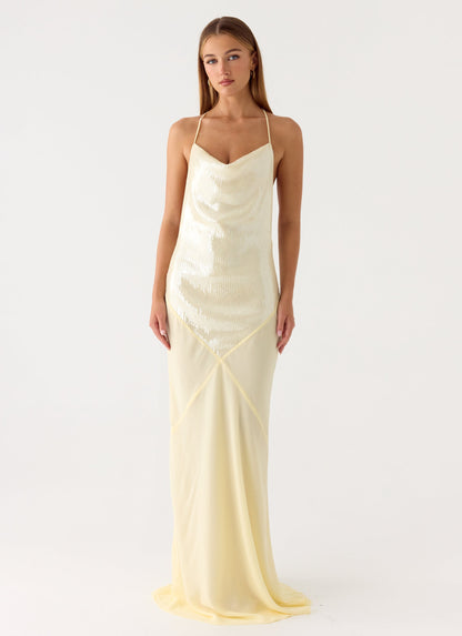 Maxi Vestido Cleodora - Amarelo