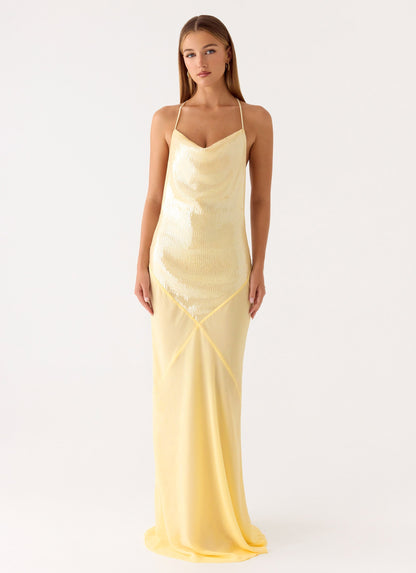 Maxi Vestido Cleodora - Amarelo