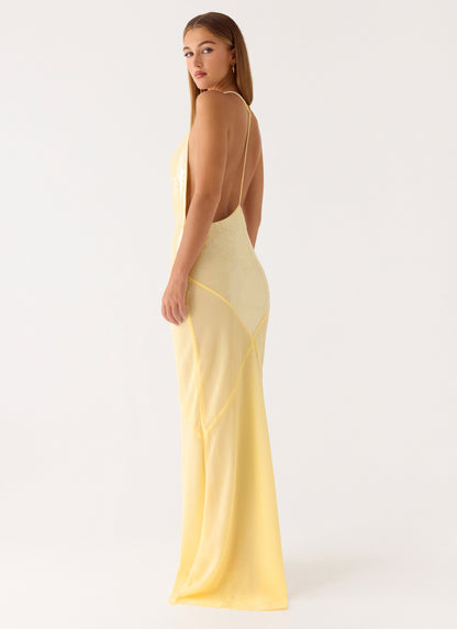 Maxi Vestido Cleodora - Amarelo
