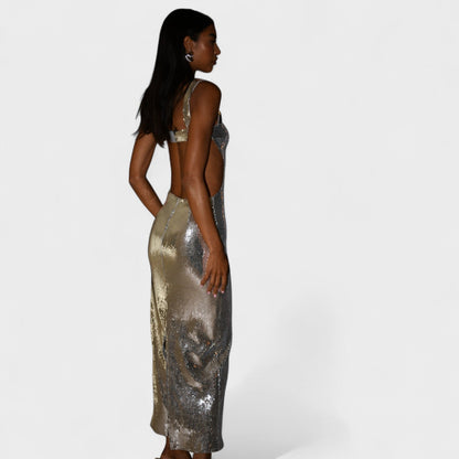 Sparkle Silver - Evening Gala Dress