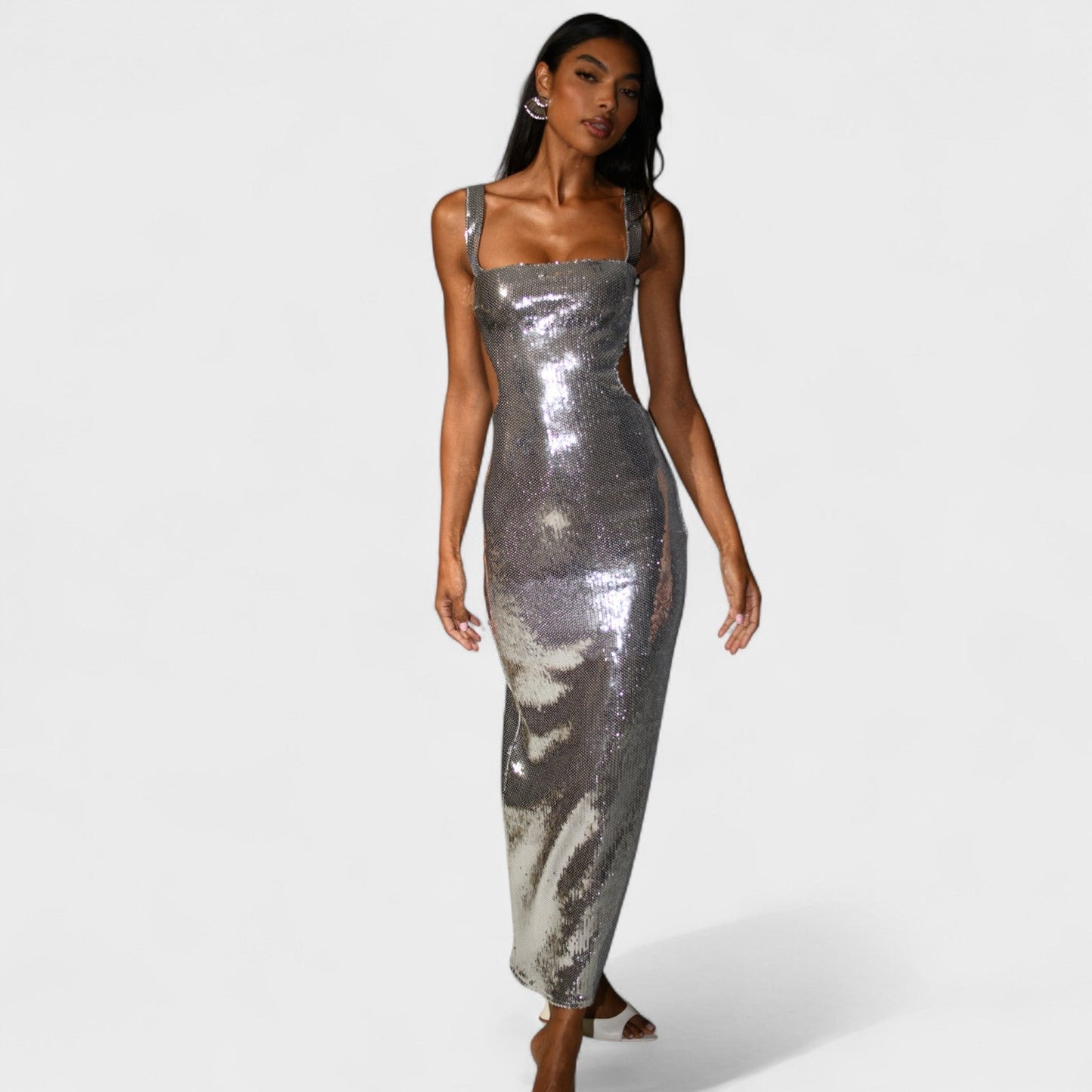Sparkle Silver - Evening Gala Dress