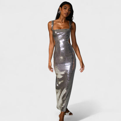 Sparkle Silver - Evening Gala Dress