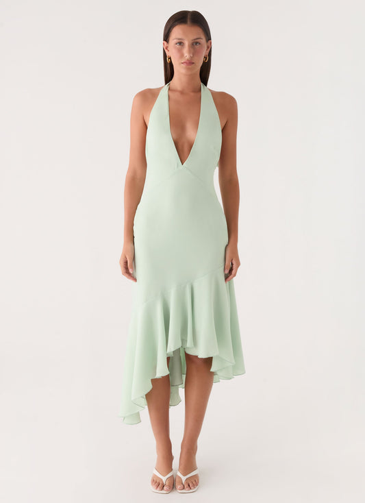 Vestido Midi Darline - Verde Pistácio