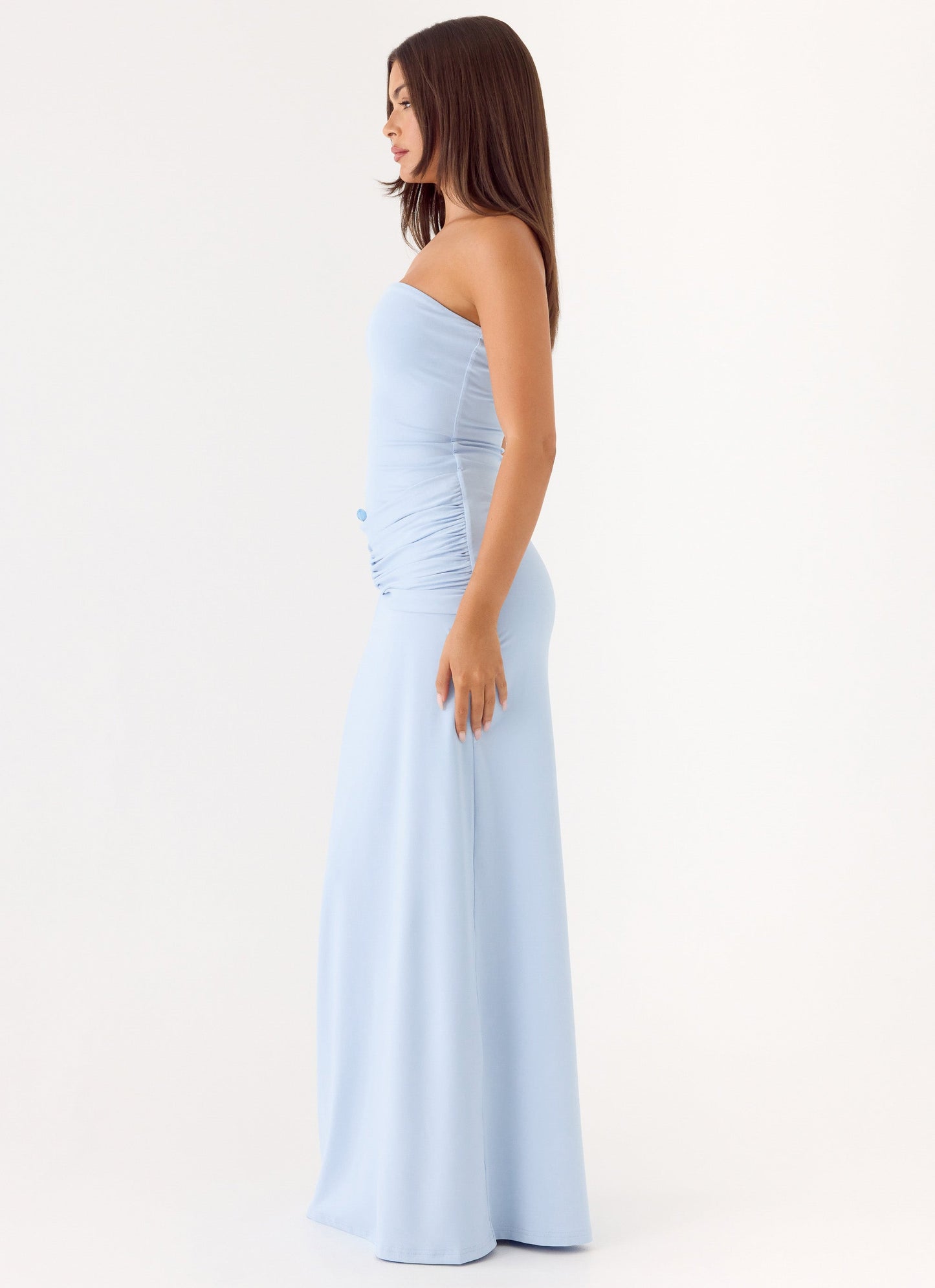 Dimmi Maxi Dress Without Straps - Blue