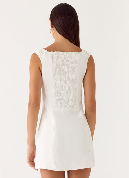 Mini Drift Dress - White