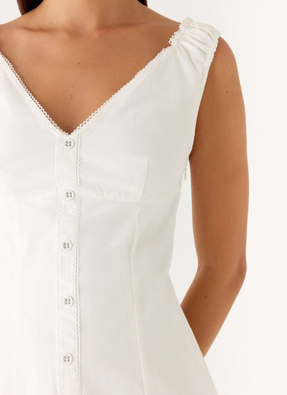 Mini Drift Dress - White