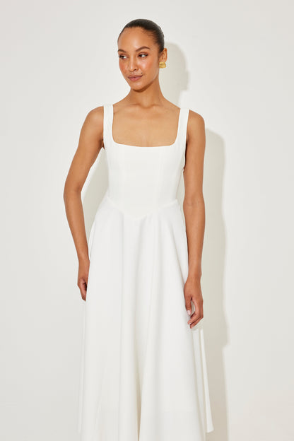 Amélia - Vestido Midi Clássico