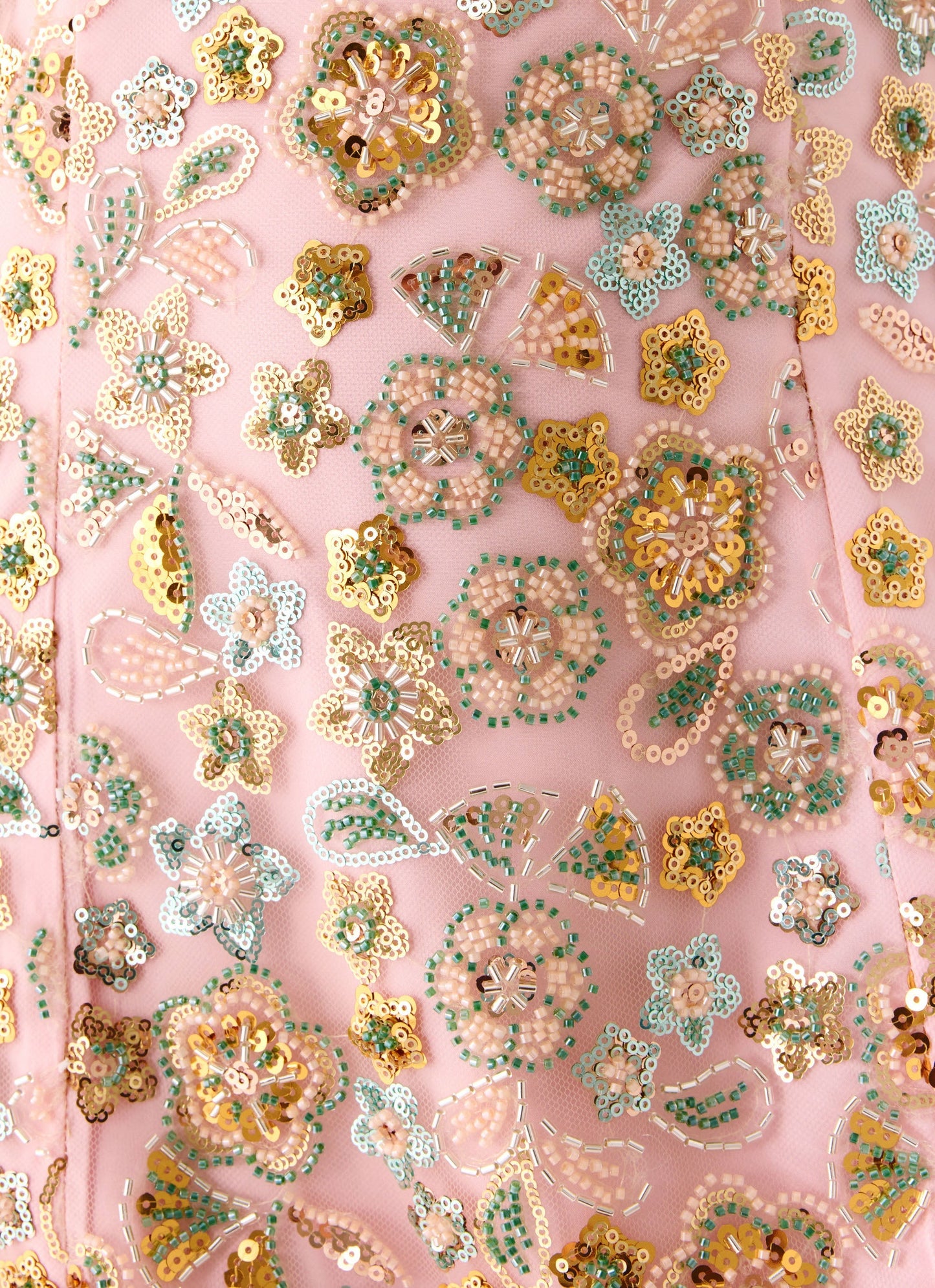 Ellerie Mini Beaded Dress - Pink