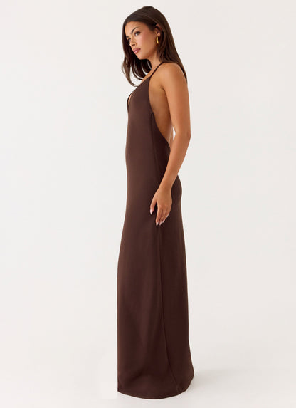 Maxi Dress Endless Sunday - Chocolate