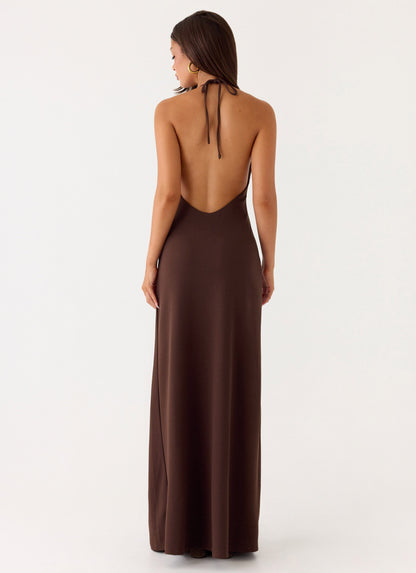 Maxi Dress Endless Sunday - Chocolate