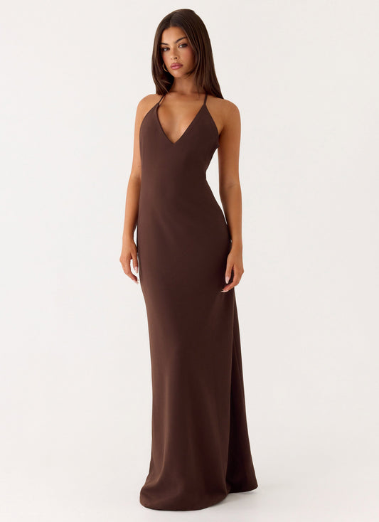 Maxi Dress Endless Sunday - Chocolate