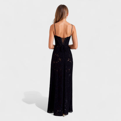 Verona - Maxi Vestido de Renda Floral