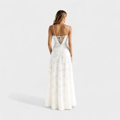 Verona - Maxi Vestido de Renda Floral