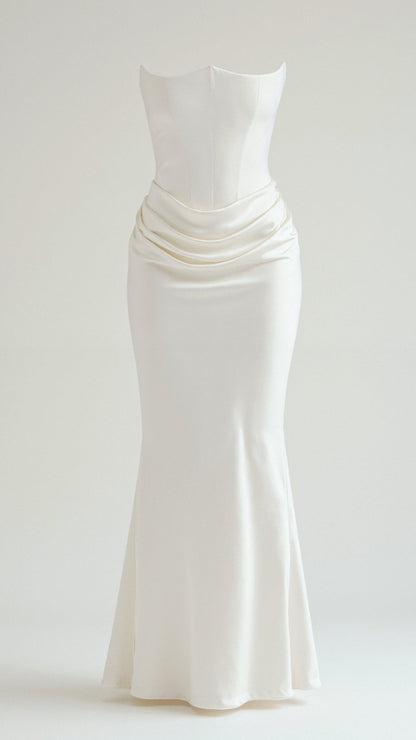 Esmeralda - Vestido Longo com Sutiã Embutido