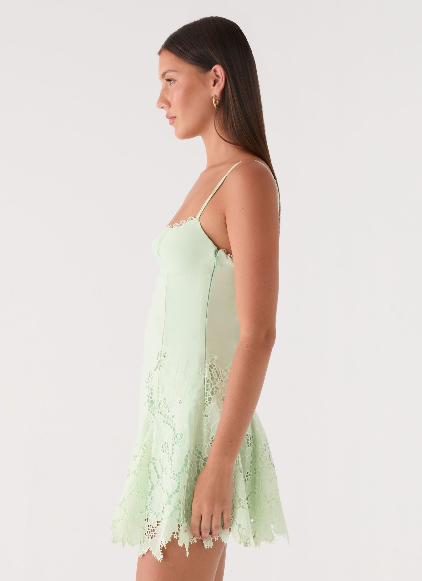 Vestido Mini Florine - Verde Pistache